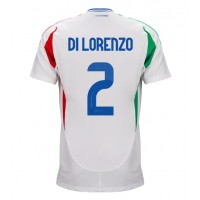 Camisa de Futebol Itália Giovanni Di Lorenzo #2 Equipamento Secundário Europeu 2024 Manga Curta